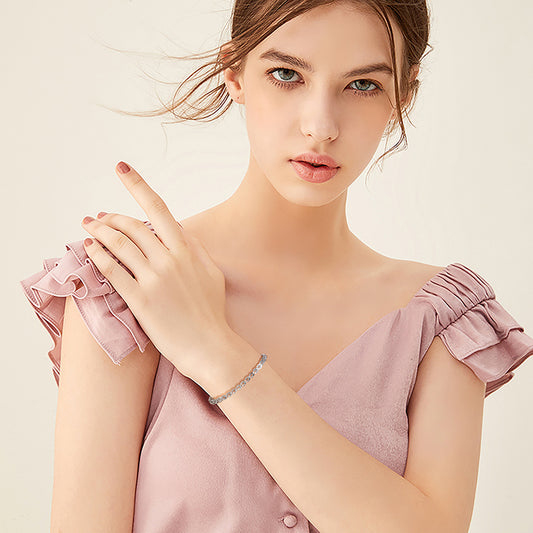 Bratara din argint 925, design franghie rasucita, inchidere lobster, ajustabila