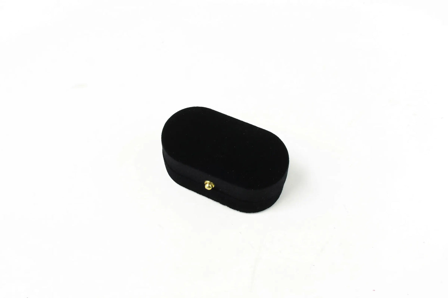 Cutie cadou catifea neagra pentru verighete