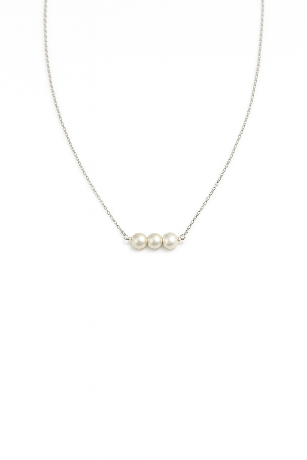 Colier din argint 925 cu 3 perle albe