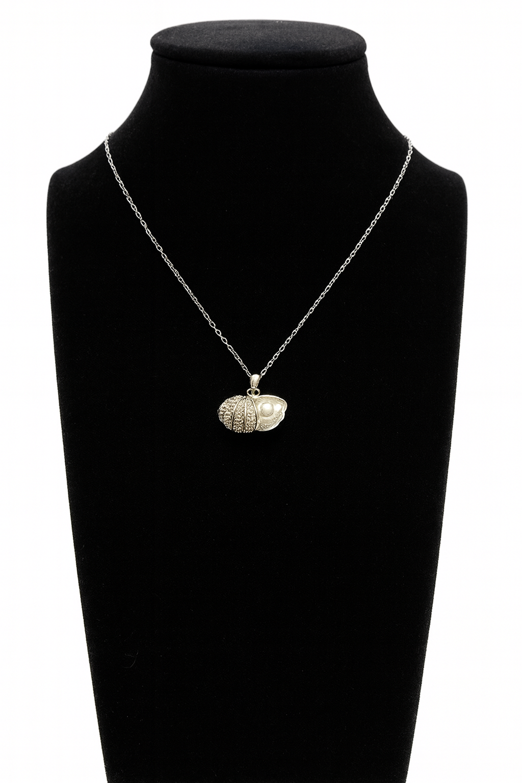 Colier din argint 925 cu pandantiv scoica si perla